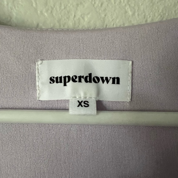 Revolve X super down Aliza lavender bodysuit - Picture 5 of 5